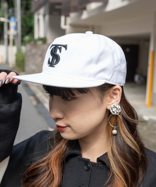 STARTER(スターター)の「∴WEGO/別注STARTER C.TWILL 3D EMB CAP(キャップ・メンズ・ブラック/ホワイト・FREE)」の3枚目の写真