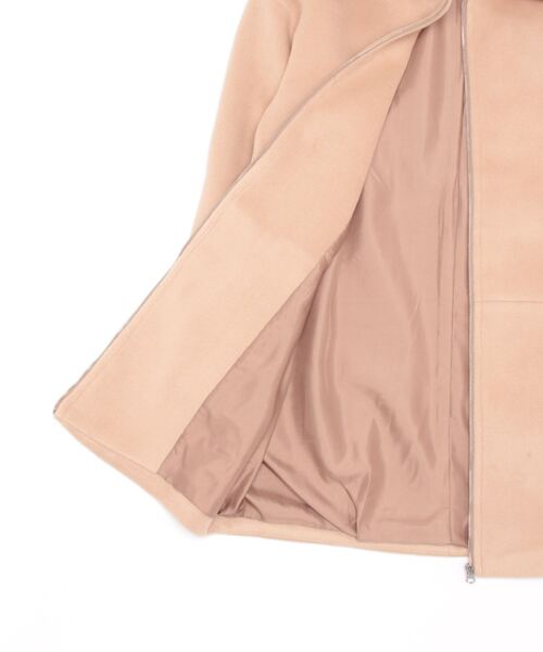 PREFERIR（プレフェリール）の「ビッグカラー ジップアップ ミドル丈