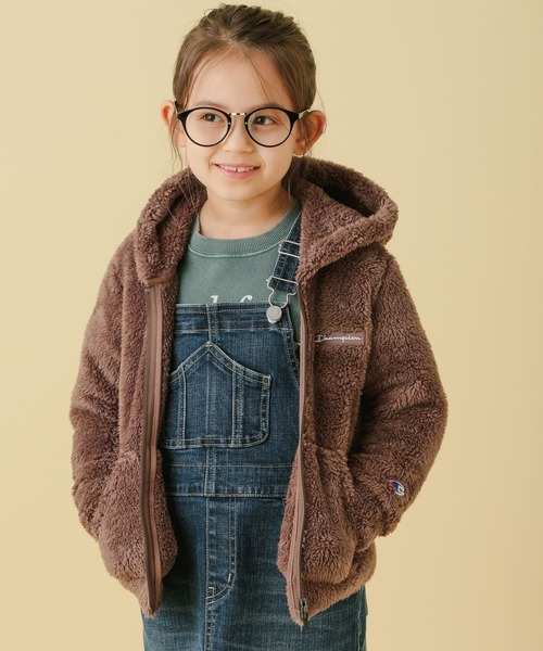 BAYFLOW(ベイフロー)の「【Champion(チャンピオン)】ジップフードジャケットパーカー(その他アウター・キッズ・チャコール/カーキ/ブラウン・110cm/120cm/130cm/140cm)」の3枚目の写真