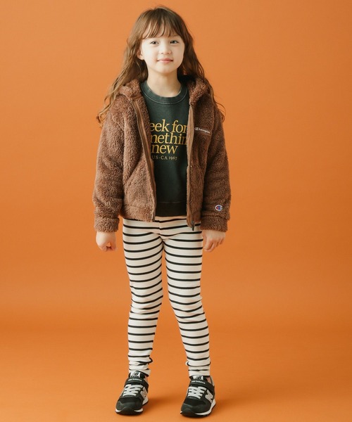 BAYFLOW(ベイフロー)の「【Champion(チャンピオン)】ジップフードジャケットパーカー(その他アウター・キッズ・チャコール/カーキ/ブラウン・110cm/120cm/130cm/140cm)」の6枚目の写真