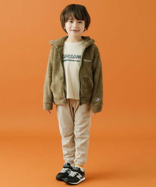 BAYFLOW(ベイフロー)の「【Champion(チャンピオン)】ジップフードジャケットパーカー(その他アウター・キッズ・チャコール/カーキ/ブラウン・110cm/120cm/130cm/140cm)」の9枚目の写真