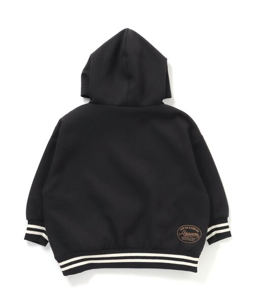 BREEZE（ブリーズ）の「ラインリブパーカー（パーカー・キッズ・ブラック/グレー・110/130/100/120/140/90/150）」の5枚目の写真