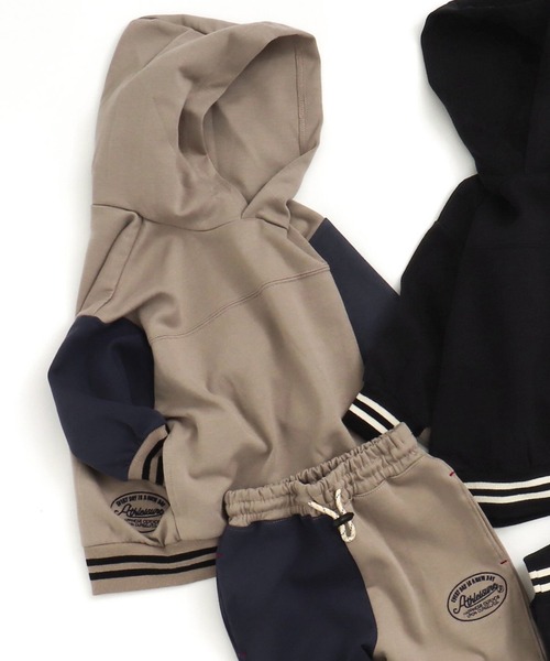 BREEZE（ブリーズ）の「ラインリブパーカー（パーカー・キッズ・ブラック/グレー・110/130/100/120/140/90/150）」の12枚目の写真