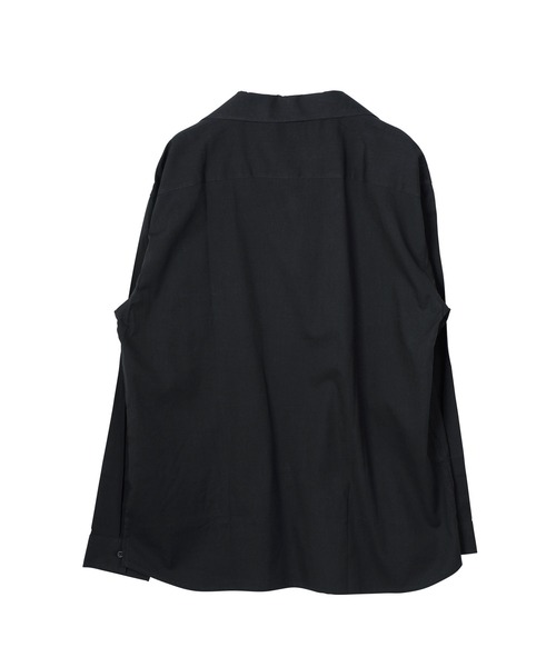 roshell（ロシェル）の「スキッパー プルオーバーシャツ（シャツ/ブラウス・メンズ・ホワイト/ブラック・MEDIUM/LARGE）」の11枚目の写真