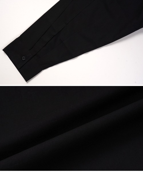 roshell（ロシェル）の「スキッパー プルオーバーシャツ（シャツ/ブラウス・メンズ・ホワイト/ブラック・MEDIUM/LARGE）」の9枚目の写真