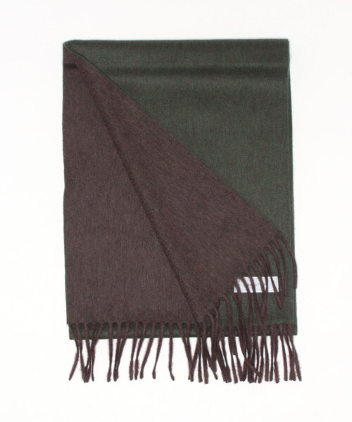 ADAM ET ROPE'(アダムエロペ)の「カシミヤ リバーシブル マフラー/ユニセックス(マフラー・メンズ・ブラック/チャコールグレー/レッド/ブルー/ライトグリーン/ブラウン系その他3・FREE)」の10枚目の写真