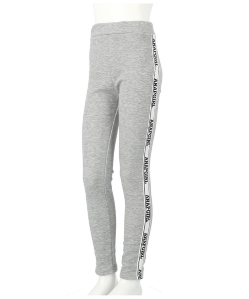 ANAP GiRL(アナップガール)の「ラインテープ裏シャギーレギンス(レギンス/スパッツ・キッズ・ブラック/ライトグレー・XS/S/M)」の13枚目の写真