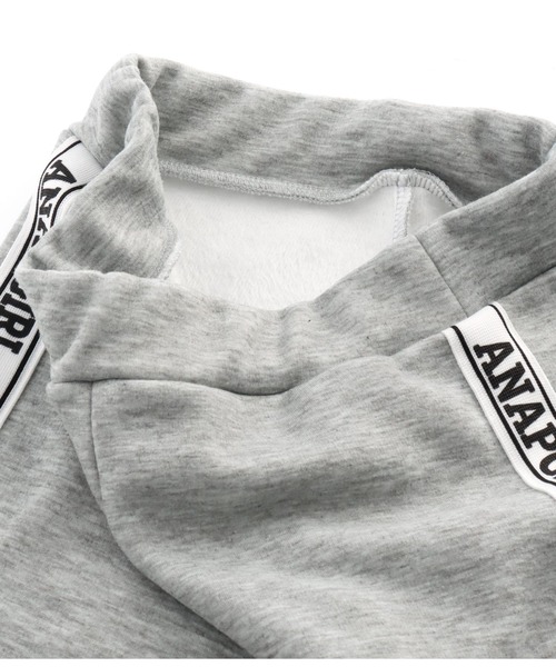 ANAP GiRL(アナップガール)の「ラインテープ裏シャギーレギンス(レギンス/スパッツ・キッズ・ブラック/ライトグレー・XS/S/M)」の15枚目の写真