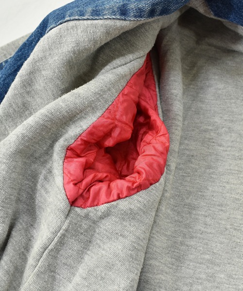VINTAGE(ヴィンテージ)の「【ヴィンテージ古着】90's Basic フード付き デニムスタジャン(スタジャン・メンズ・ブルー・X-LARGE)」の10枚目の写真