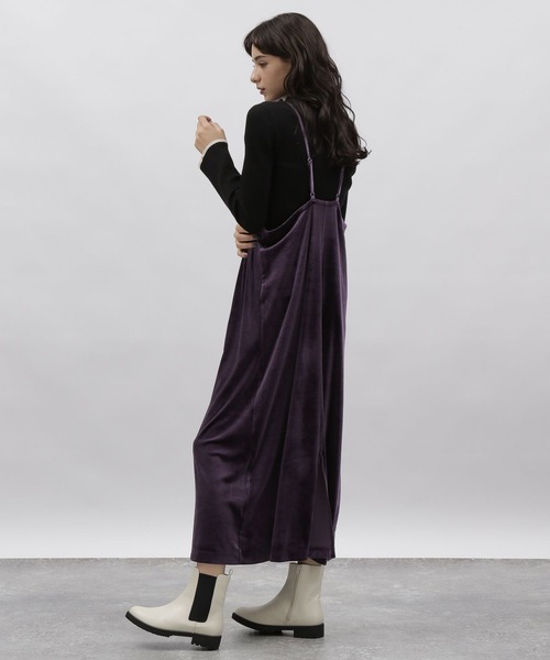 LAKOLE（ラコレ）の「ベロアキャミワンピース / 174828（ワンピース・レディース・ブラック/ブラウン系その他/ラベンダー・SMALL/MEDIUM）」の21枚目の写真