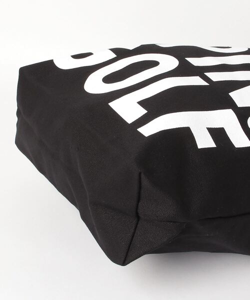 RAWLIFE(ロウライフ)の「BACK SPIN!GOLF/バックスピンゴルフ/ORIGINAL TOTE BAG(トートバッグ・メンズ・アイボリー/ブラック・F)」の3枚目の写真