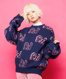 PUNYUS | ロゴジャガードニット(ニット/セーター)