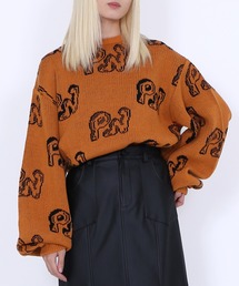 PUNYUS | ロゴジャガードニット(ニット/セーター)