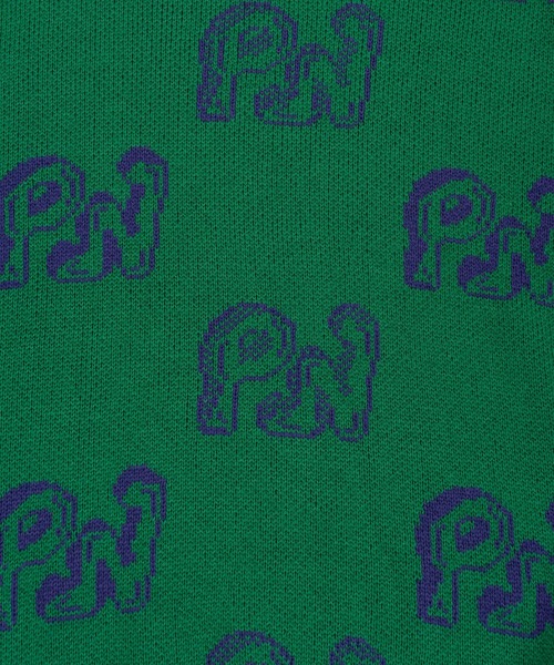 PUNYUS（プニュズ）の「ロゴジャガードニット（ニット/セーター・レディース・ネイビー/オレンジ/グリーン/ブルー/パープル・3/4/1/2）」の20枚目の写真