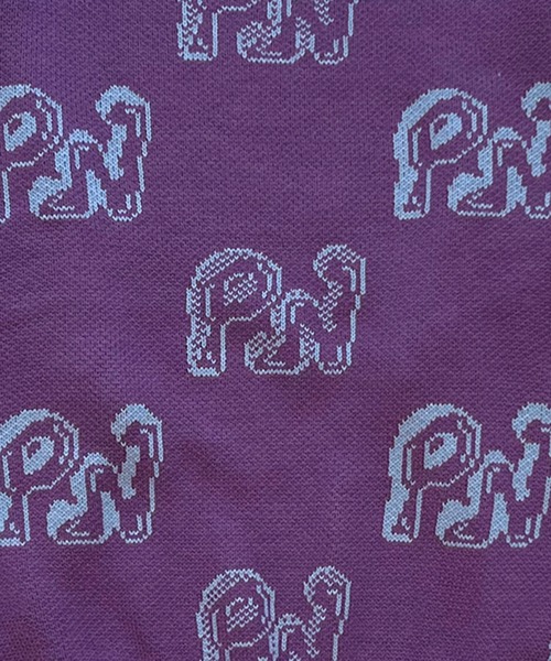 PUNYUS（プニュズ）の「ロゴジャガードニット（ニット/セーター・レディース・ネイビー/オレンジ/グリーン/ブルー/パープル・3/4/1/2）」の22枚目の写真