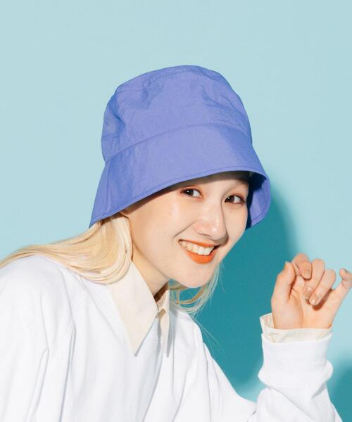 CITEN（シテン）の「＜CITEN＞ワッシャー バケットハット（ハット・レディース・ブラック/ホワイト/ピンク/ロイヤルブルー・FREE）」の5枚目の写真