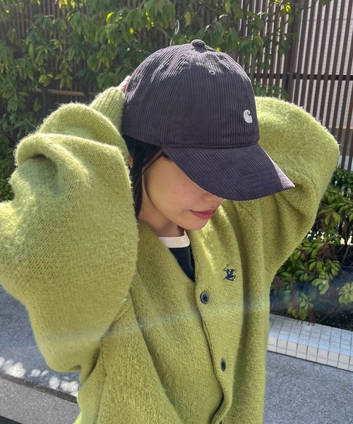 Carhartt WIP（カーハートダブリューアイピー）の「【 CARHARTT WIP / カーハートWIP 】 CARHARTT WIP HARLEM CAP CARHARTT 026890 STO（キャップ・メンズ・ダークブルー/カーキ/ダークブラウン・FREE）」の2枚目の写真