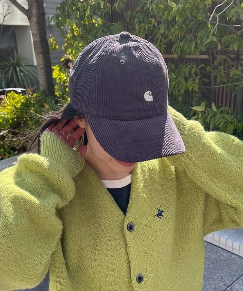 Carhartt WIP（カーハートダブリューアイピー）の「【 CARHARTT WIP / カーハートWIP 】 CARHARTT WIP HARLEM CAP CARHARTT 026890 STO（キャップ・メンズ・ダークブルー/カーキ/ダークブラウン・FREE）」の4枚目の写真