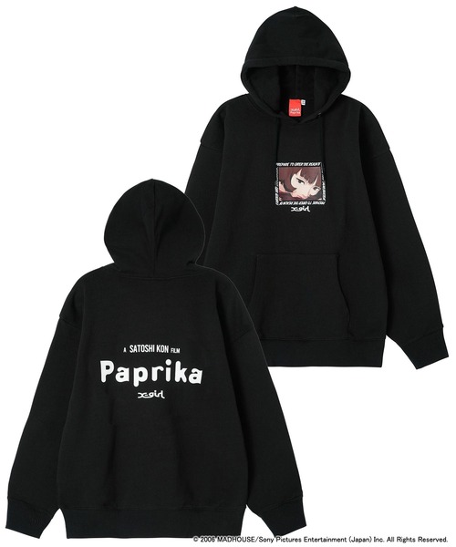 X-girl（エックスガール）の「X-girl × PAPRIKA FACE SWEAT HOODIE