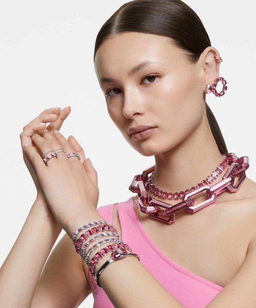 SWAROVSKI(スワロフスキー)の「【公式】【スワロフスキー】Matrix Vittore リング ラウンドカット, ホワイト, シルバー系仕上げ(リング・レディース・ホワイト・52)」の10枚目の写真