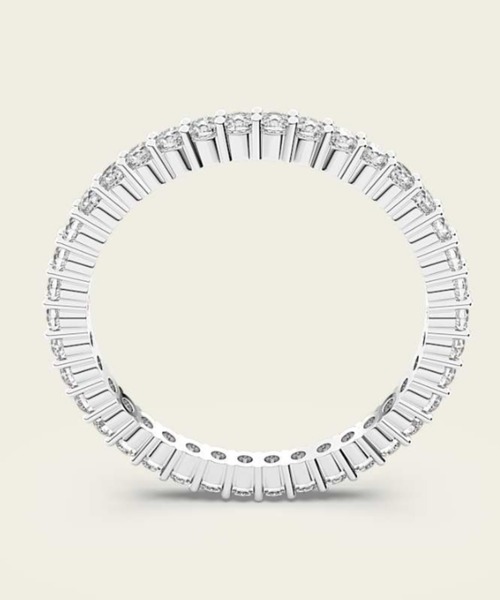 SWAROVSKI(スワロフスキー)の「【公式】【スワロフスキー】Matrix Vittore リング ラウンドカット, ホワイト, シルバー系仕上げ(リング・レディース・ホワイト・52)」の9枚目の写真