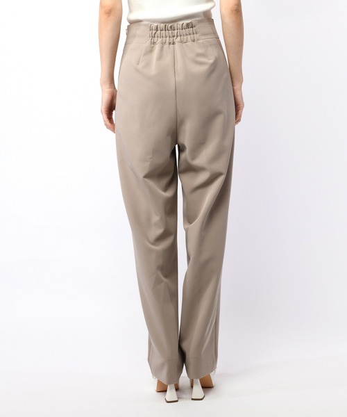 SPIRALGIRL（スパイラルガール）の「ピンタックベーシックパンツ（スラックス・レディース・ブラック/ベージュ/ホワイト・FREE）」の7枚目の写真