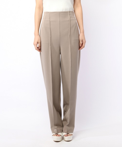 SPIRALGIRL（スパイラルガール）の「ピンタックベーシックパンツ（スラックス・レディース・ブラック/ベージュ/ホワイト・FREE）」の5枚目の写真