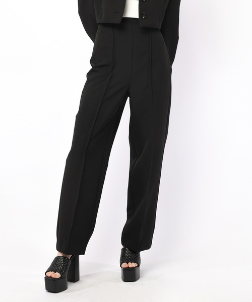 SPIRALGIRL（スパイラルガール）の「ピンタックベーシックパンツ（スラックス・レディース・ブラック/ベージュ/ホワイト・FREE）」の14枚目の写真