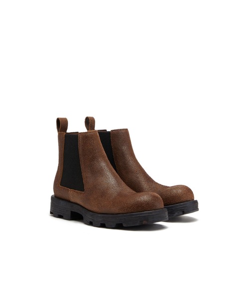 DIESEL（ディーゼル）の「メンズ カウレザー エラスティック