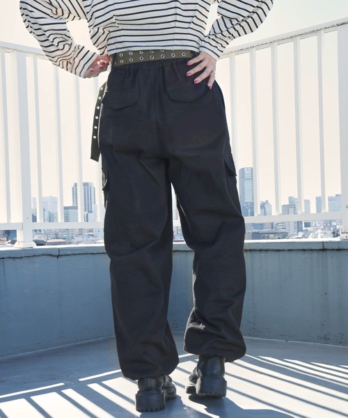 PBLIM（ページボーイリム）の「PAGEBOYLIM/ミリタリーカーゴパンツ（カーゴパンツ・レディース・カモフラージュ/ブラック/カーキ・FREE）」の8枚目の写真