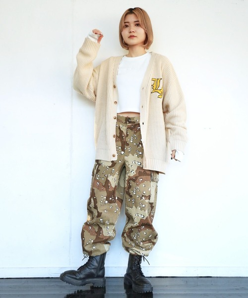 PBLIM（ページボーイリム）の「PAGEBOYLIM/ミリタリーカーゴパンツ（カーゴパンツ・レディース・カモフラージュ/ブラック/カーキ・FREE）」の14枚目の写真