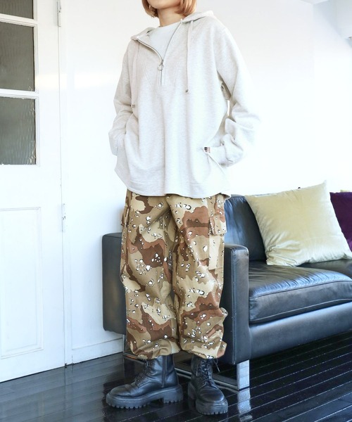 PBLIM（ページボーイリム）の「PAGEBOYLIM/ミリタリーカーゴパンツ（カーゴパンツ・レディース・カモフラージュ/ブラック/カーキ・FREE）」の15枚目の写真