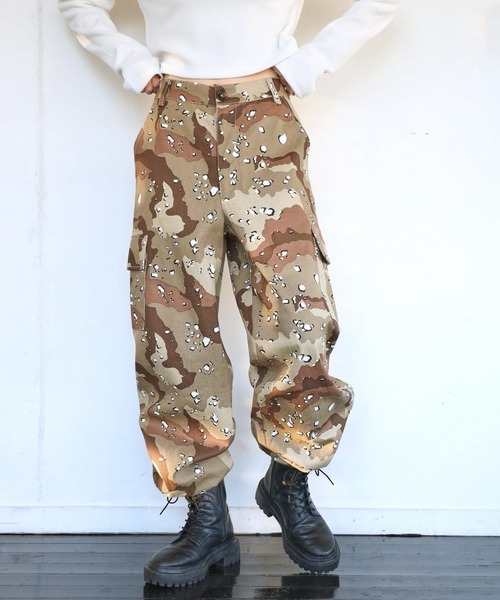 PBLIM（ページボーイリム）の「PAGEBOYLIM/ミリタリーカーゴパンツ（カーゴパンツ・レディース・カモフラージュ/ブラック/カーキ・FREE）」の21枚目の写真