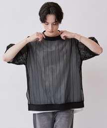 Lui's | ダブルラッセルレースTシャツ(Tシャツ/カットソー)