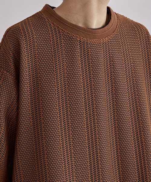 Lui's(ルイス)の「ダブルラッセルレースTシャツ(Tシャツ/カットソー・メンズ・ブラック/ブラウン系その他・FREE)」の10枚目の写真