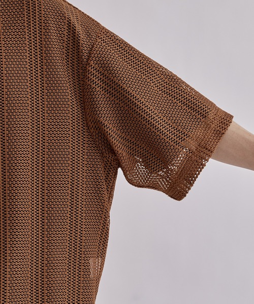 Lui's(ルイス)の「ダブルラッセルレースTシャツ(Tシャツ/カットソー・メンズ・ブラック/ブラウン系その他・FREE)」の11枚目の写真