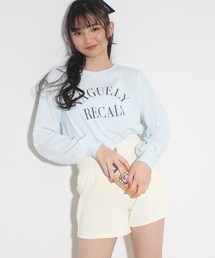 ◆【130cmサイズあり】定番人気商品♪ガーリーロゴロンT