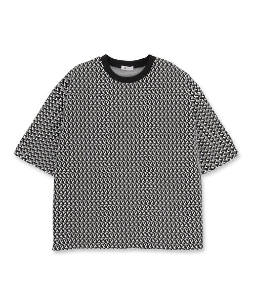 tk.TAKEO KIKUCHI(ティーケータケオキクチ)の「◆キカガクドルマンカットソー(Tシャツ/カットソー・メンズ・チャコール/ブラック系3・66/88)」の3枚目の写真