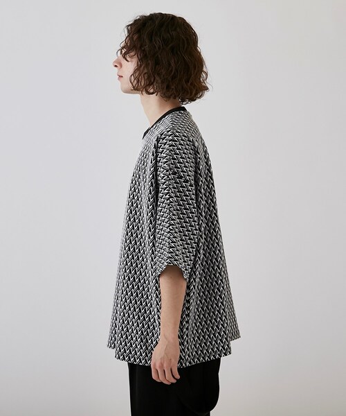 tk.TAKEO KIKUCHI(ティーケータケオキクチ)の「◆キカガクドルマンカットソー(Tシャツ/カットソー・メンズ・チャコール/ブラック系3・66/88)」の5枚目の写真