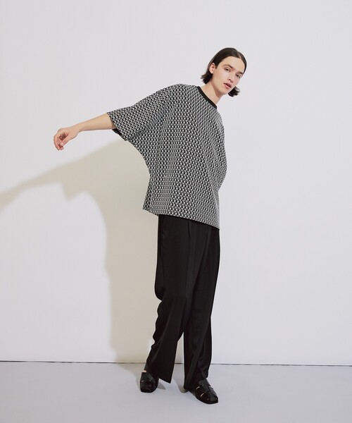 tk.TAKEO KIKUCHI(ティーケータケオキクチ)の「◆キカガクドルマンカットソー(Tシャツ/カットソー・メンズ・チャコール/ブラック系3・66/88)」の21枚目の写真