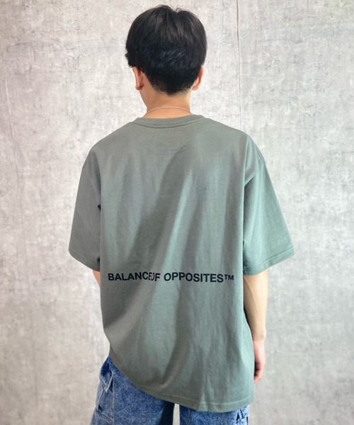 RVCA（ルーカ）の「【ムラサキスポーツ別注】RVCA/ルーカ バックプリントTシャツ クルーネックT/ルーズシルエット ロゴT/ピグメント加工 BD041-P21（Tシャツ/カットソー・メンズ・ダークオリーブ/スミクロ/ブラック/ホワイト・L/M/XL）」の7枚目の写真