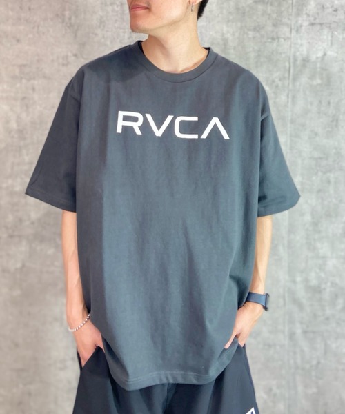 RVCA（ルーカ）の「【ムラサキスポーツ別注】RVCA/ルーカ バックプリントTシャツ クルーネックT/ルーズシルエット ロゴT/ピグメント加工 BD041-P21（Tシャツ/カットソー・メンズ・ダークオリーブ/スミクロ/ブラック/ホワイト・L/M/XL）」の21枚目の写真