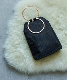 niana | 2wayリングハンドル花柄刺繍レースパーティーバッグ(ハンドバッグ)