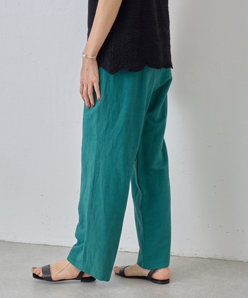 BEARDSLEY（ビアズリー）の「テック レーヨンリネンパンツ（その他パンツ・レディース・グリーン/イエロー/レッド/ベージュ・FREE）」の10枚目の写真