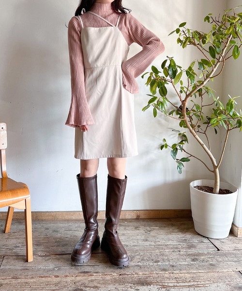 Mysa&Liina（ミーサリーナ）の「イレギュラーキャミミニワンピ（ワンピース・レディース・アイボリー/ブラック/ブルー・M）」の20枚目の写真