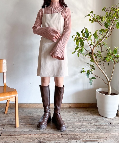 Mysa&Liina（ミーサリーナ）の「イレギュラーキャミミニワンピ（ワンピース・レディース・アイボリー/ブラック/ブルー・M）」の14枚目の写真