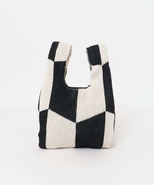 SENSE OF PLACE by URBAN RESEARCH（センスオブプレイスバイアーバンリサーチ）の「ミニニットバッグ（ショルダーバッグ・レディース・アイボリー/ベージュ/ピンク・ONE）」の18枚目の写真