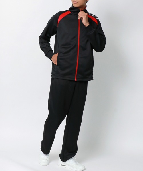 LOTTO(ロット)の「LOTTO/ロット ジャージ セットアップ サイドロゴ トラックジャケット×パンツ メンズ レディース 上下セット(ジャージ・メンズ・レッド/ホワイト/ネイビー/チャコール/ブラック・M/L/LL/3L)」の5枚目の写真