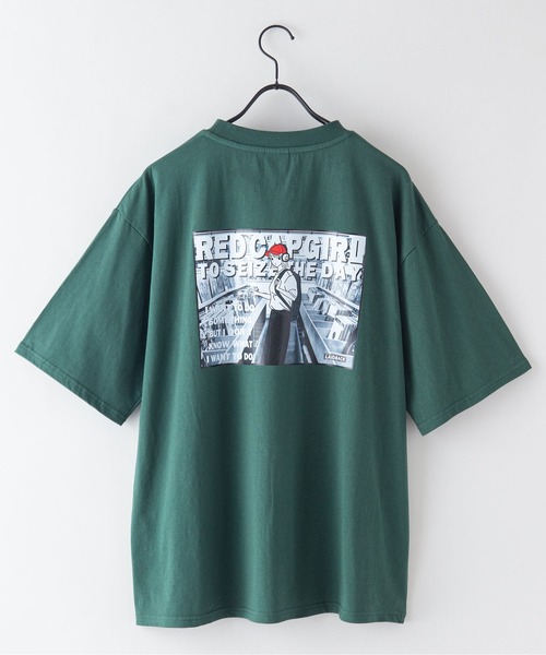 UNIIT（ユニット）の「【UNIIT/ユニット】【RED CAP GIRL/レッドキャップガール】UNIIT×RED CAP GIRL　コラボ　バックプリント　ビッグシルエット　Tシャツ（Tシャツ/カットソー・メンズ・ブルー/グレー/グリーン/ホワイト・MEDIUM/LARGE）」の18枚目の写真