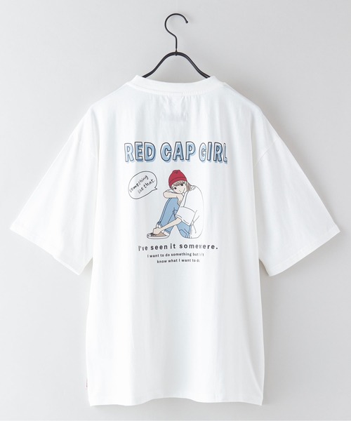 UNIIT（ユニット）の「【UNIIT/ユニット】【RED CAP GIRL/レッドキャップガール】UNIIT×RED CAP GIRL　コラボ　バックプリント　ビッグシルエット　Tシャツ（Tシャツ/カットソー・メンズ・ブルー/グレー/グリーン/ホワイト・MEDIUM/LARGE）」の21枚目の写真